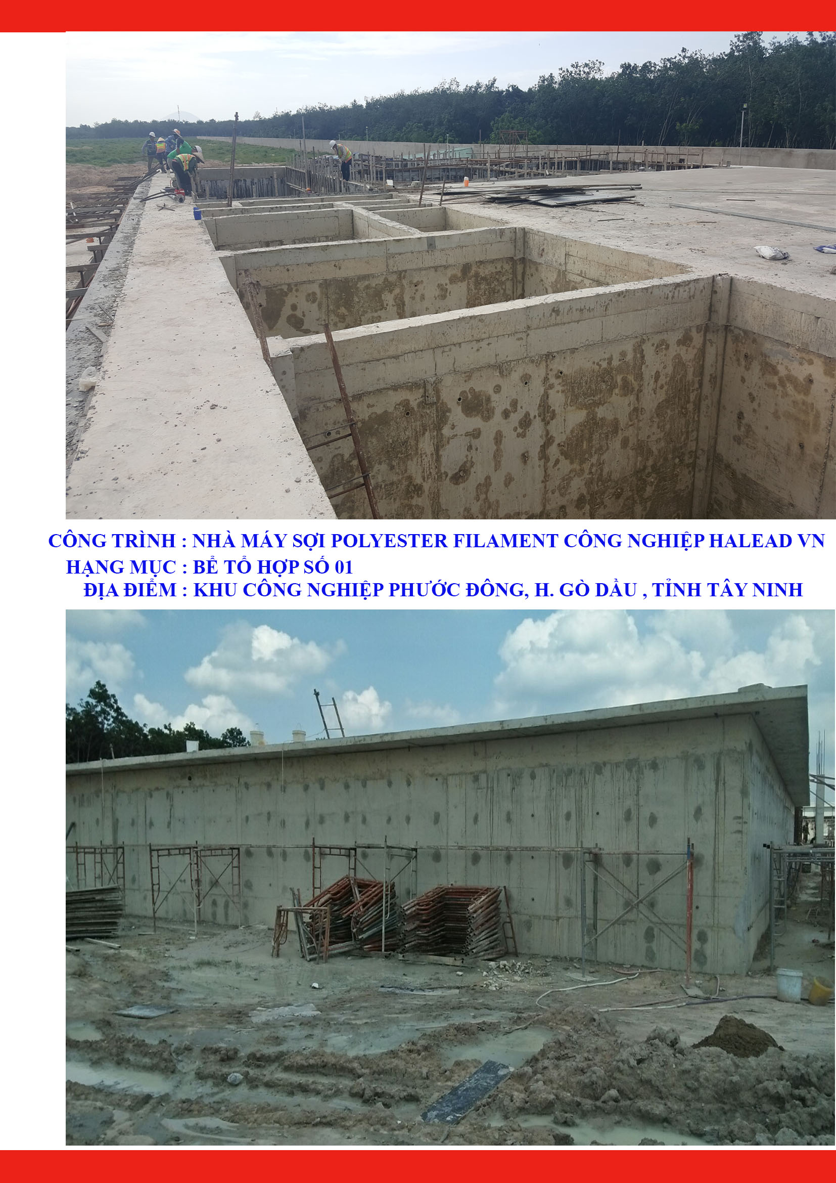 BỂ TỔ HỢP SỐ 01 HALEAD TÂY NINH 